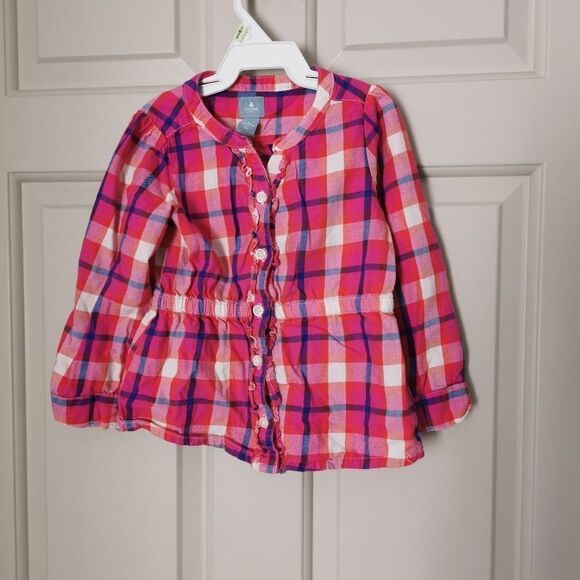 2/$15 Baby Gap plaid shirt size 3 - Picture 1 of 3
